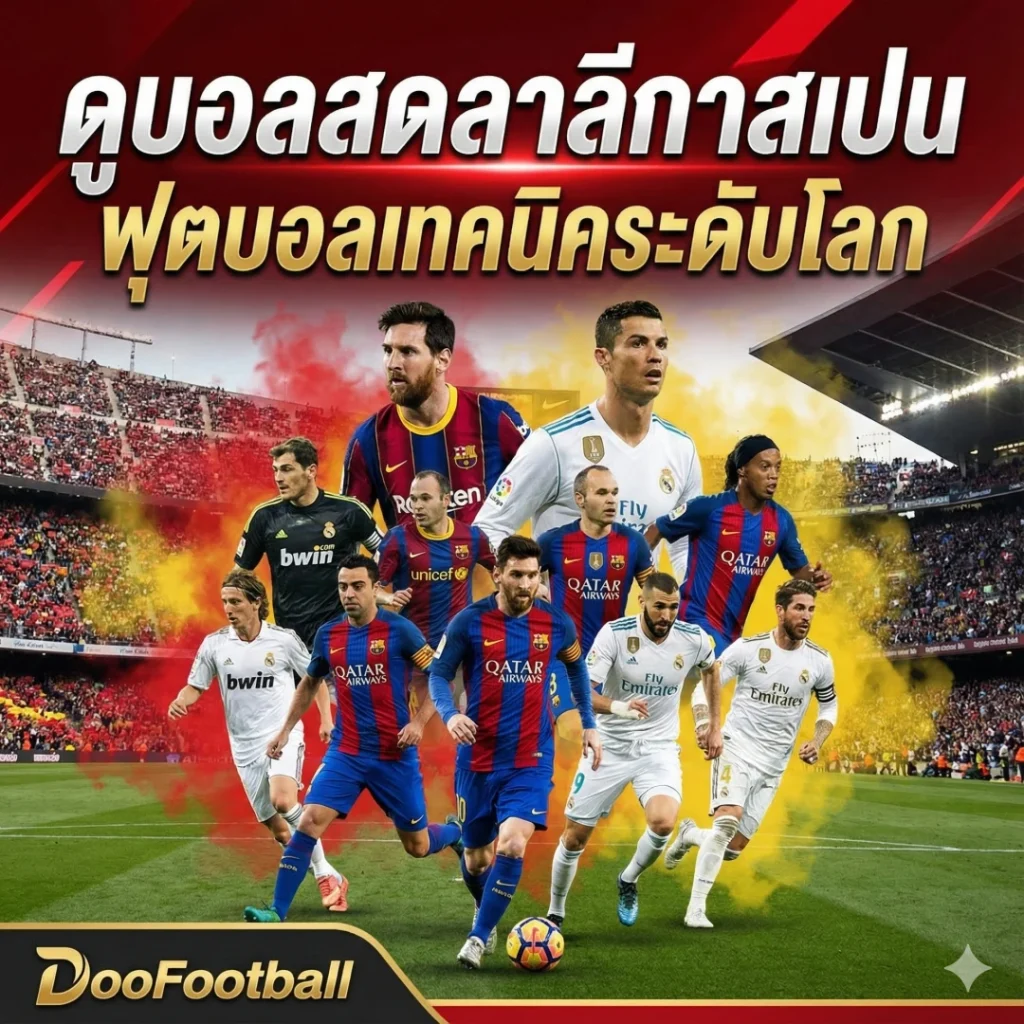 ดูบอลสดลาลีกาสเปน – ฟุตบอลเทคนิคระดับโลก