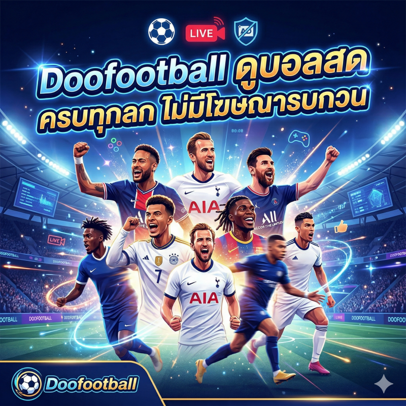 Doofootball ดูบอลสด ครบทุกลีก ไม่มีโฆษณารบกวน
