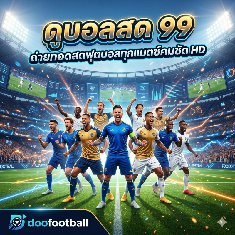 ดูบอลสด 99 ถ่ายทอดสดฟุตบอลทุกแมตช์คมชัด HD