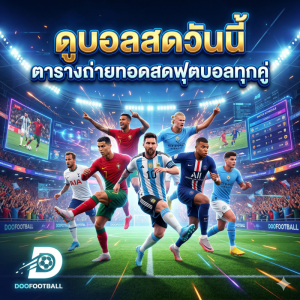 ดูบอลสดวันนี้ ตารางถ่ายทอดสดฟุตบอลทุกคู่