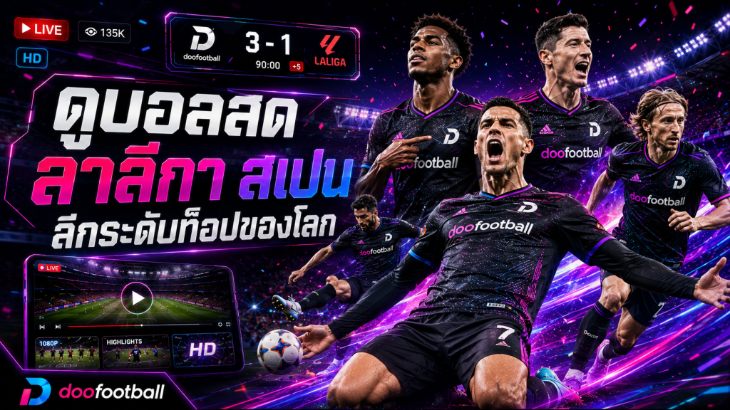 ดูบอลสด ลาลีกา สเปน ลีกระดับท็อปของโลก